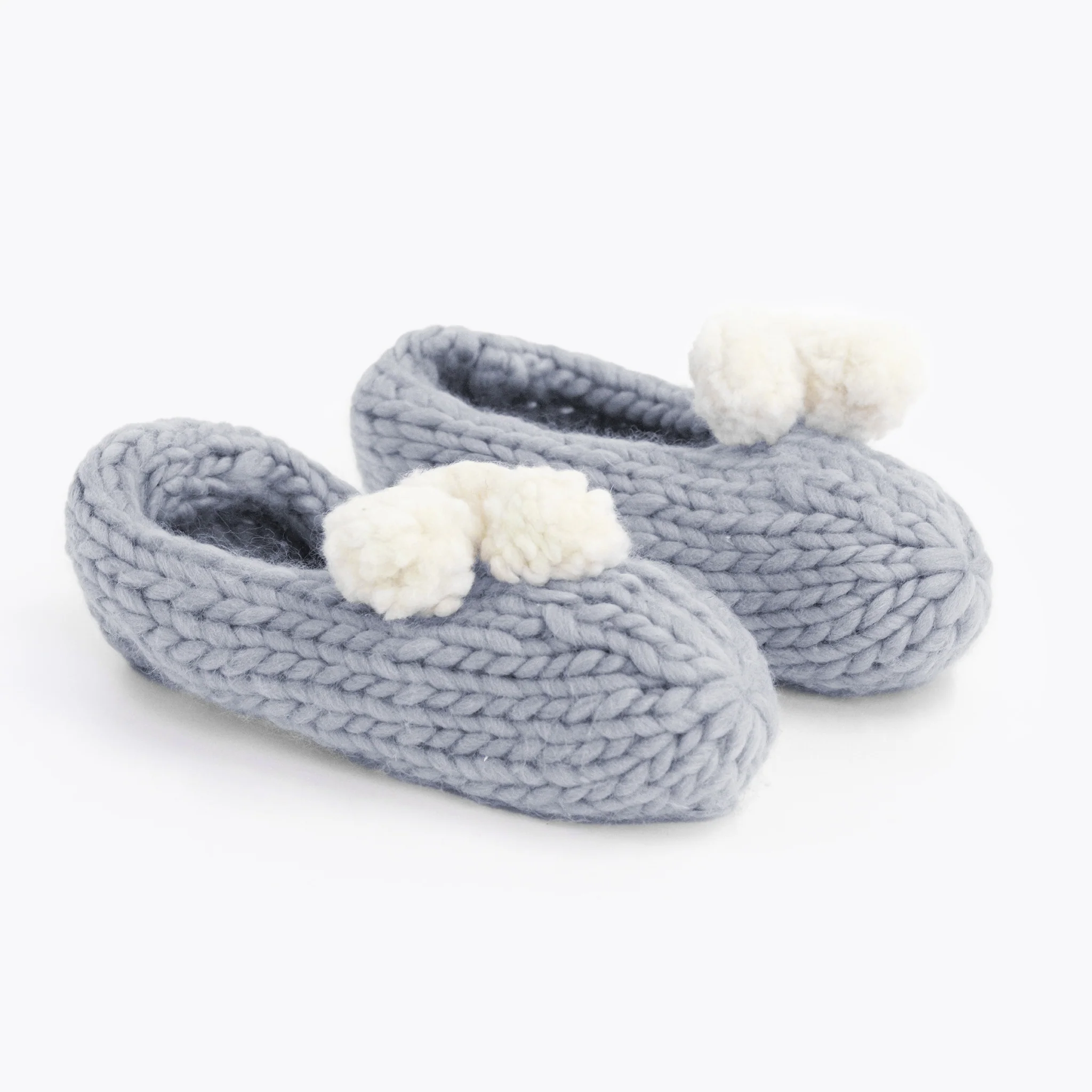 Lola Pom Slippers Knitting Kit - Image 14